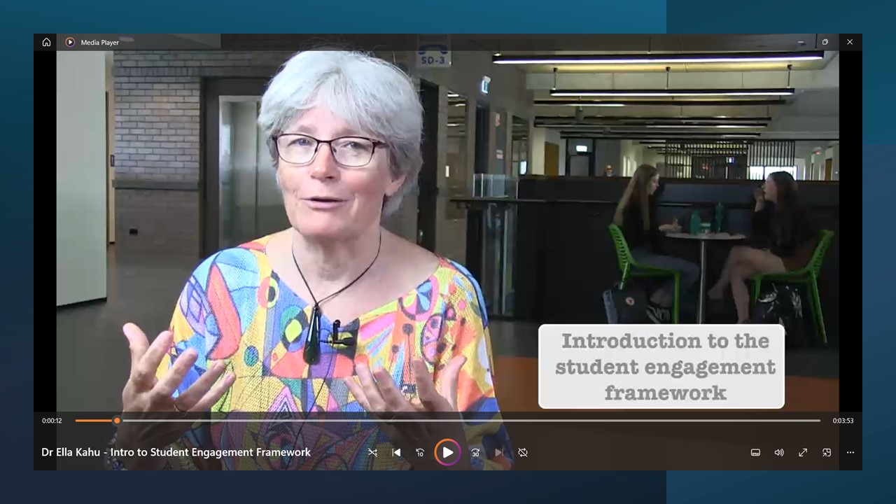 Dr Ella Kahu - Introduction to the Student Engagement Framework 