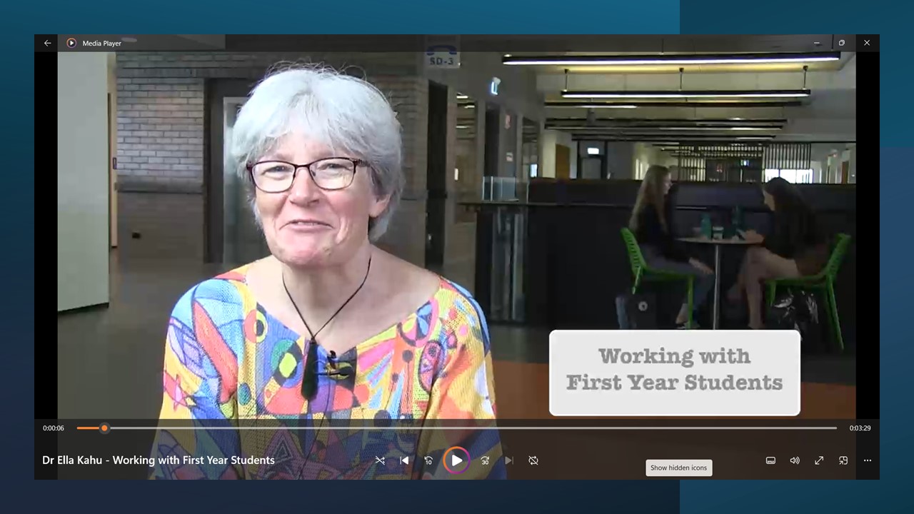 Dr Ella Kahu – Working with First-Year Students 